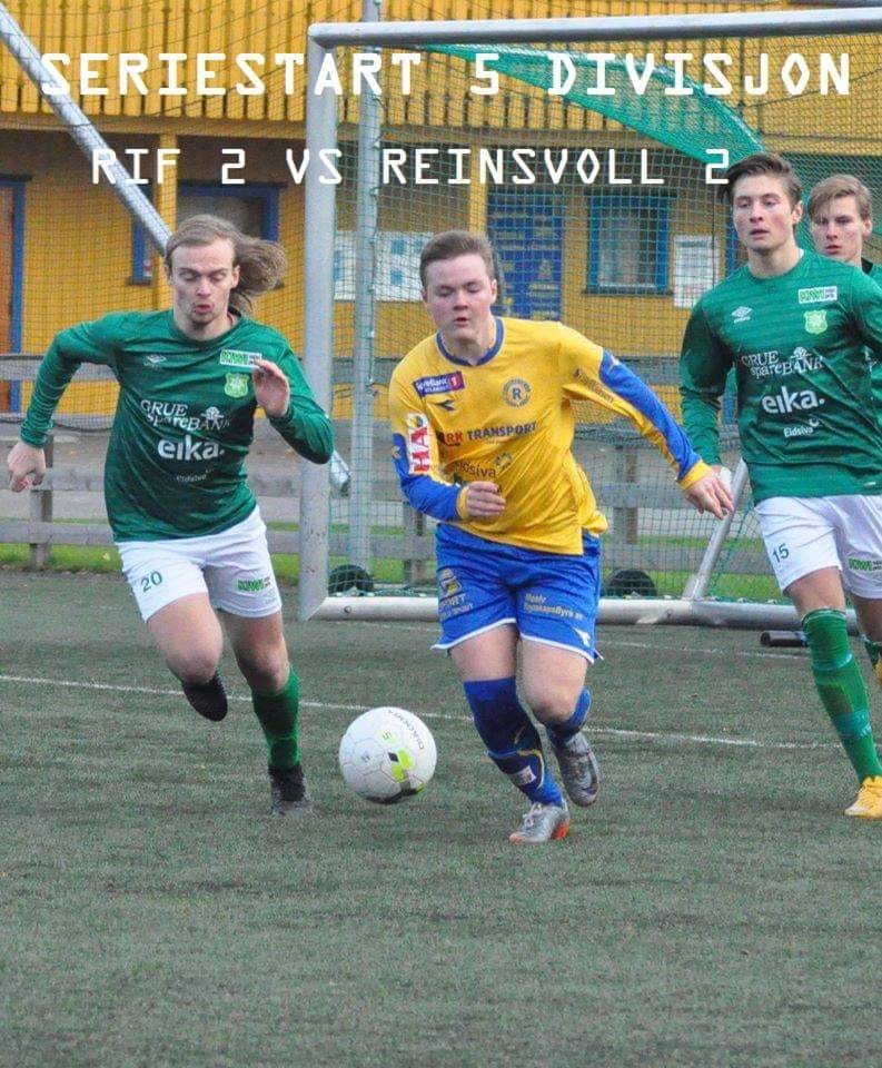 Seriestart for RIF 2 på Gaupen Bernabeu på mandag.
